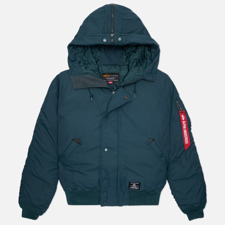 Мужская демисезонная куртка Alpha Industries N-2B Heritage Fit Parka, цвет зелёный, размер S