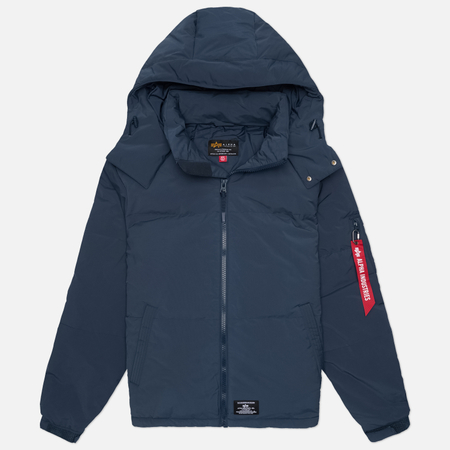 Мужской пуховик Alpha Industries Hamilton Relaxed Fit Puffer, цвет синий, размер L