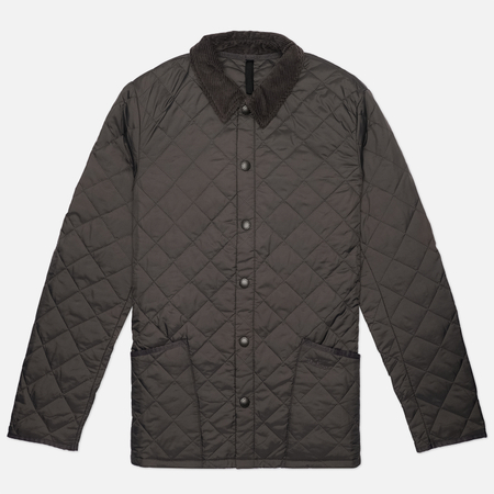 Мужская стеганая куртка Barbour Heritage Liddesdale, цвет серый, размер M