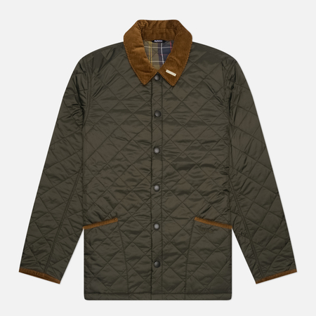 Мужская стеганая куртка Barbour Icons Heritage Liddesdale Quilted, цвет оливковый, размер XXL