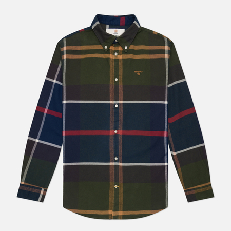 Мужская рубашка Barbour Iceloch Tailored, цвет синий, размер XXL