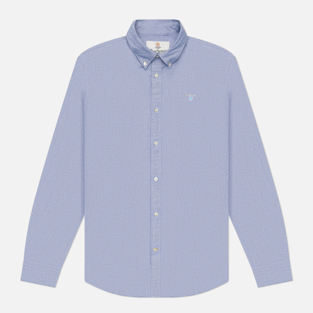 Мужская рубашка Barbour Oxford Tailored, цвет голубой, размер XXL