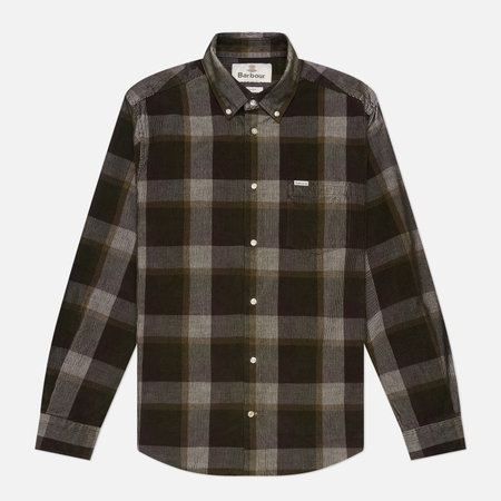 Мужская рубашка Barbour Winston Regular, цвет оливковый, размер XL