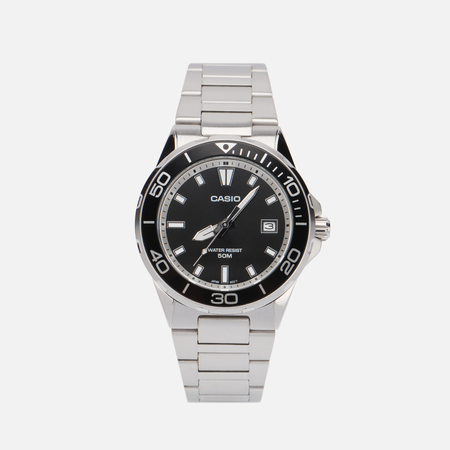 Наручные часы CASIO Collection MTD-145D-1A, цвет серебряный