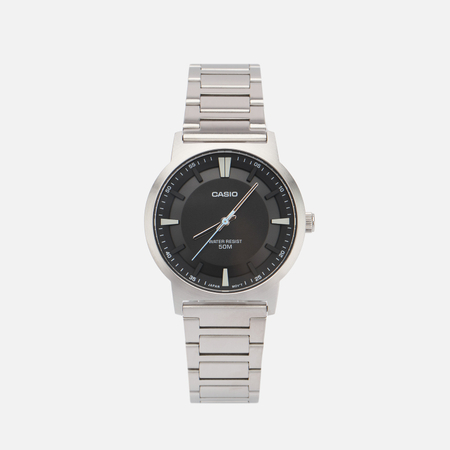 Наручные часы CASIO Collection MTP-B220D-1A, цвет серебряный