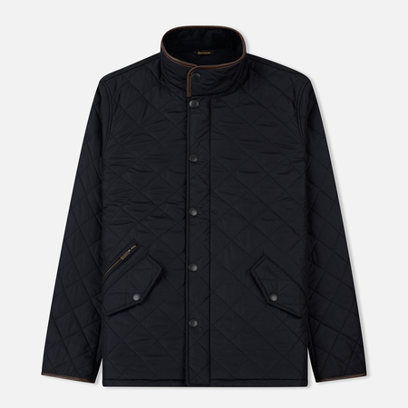 Мужская стеганая куртка Barbour Powell, цвет синий, размер M