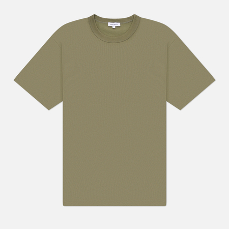 Мужская футболка Norse Projects Snekkersten Organic Arch Print, цвет оливковый, размер XL