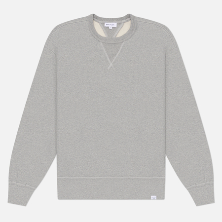Мужская толстовка Norse Projects Gilja Brushed Diagonal Cotton Fleece, цвет серый, размер XXL