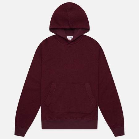 Мужская толстовка Norse Projects Kerid Relaxed Cotton Wool Hoodie, цвет бордовый, размер L