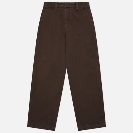 Мужские брюки Norse Projects Vivestad Broken Twill Wide Chino, цвет коричневый, размер 36