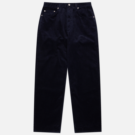 Мужские брюки Norse Projects Korshavn Relaxed 5 Pocket Wide Wale Corduroy, цвет синий, размер 30