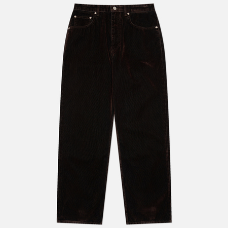 Мужские брюки Norse Projects Korshavn Relaxed 5 Pocket Flock Corduroy, цвет коричневый, размер 34