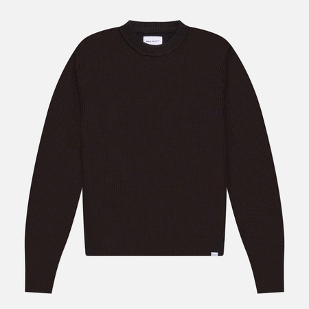 Мужской свитер Norse Projects Henning Cotton Wool Rib, цвет фиолетовый, размер XL