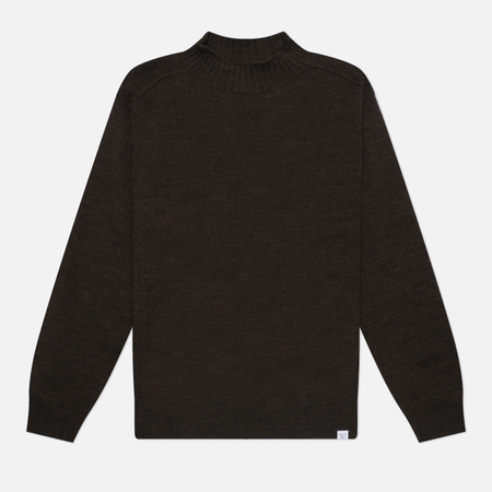 Мужской свитер Norse Projects Sagvatnet Wool Roll Neck, цвет коричневый, размер L