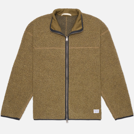 Мужская флисовая куртка Norse Projects Bjerget Sherpa Wool Fleece, цвет бежевый, размер XXL