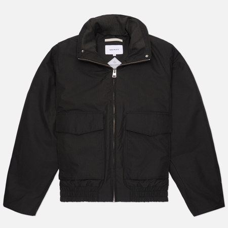 Мужская куртка бомбер Norse Projects Kastrup Gore-Tex Windstopper, цвет чёрный, размер L