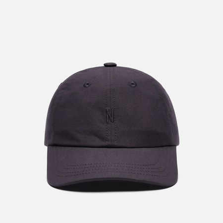 Кепка Norse Projects Wax Cotton 6-Panel, цвет фиолетовый