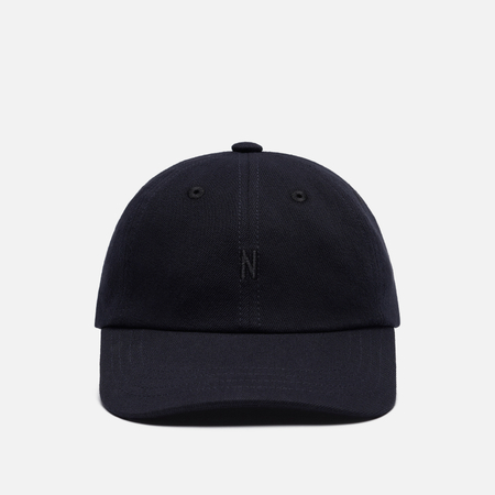 Кепка Norse Projects Cotton Wool Twill 6-Panel, цвет синий