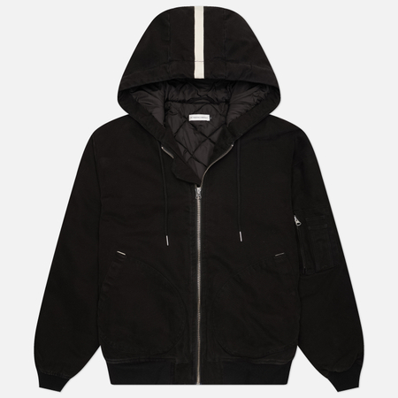 Мужская демисезонная куртка Pop Trading Company Hooded Flight, цвет чёрный, размер M