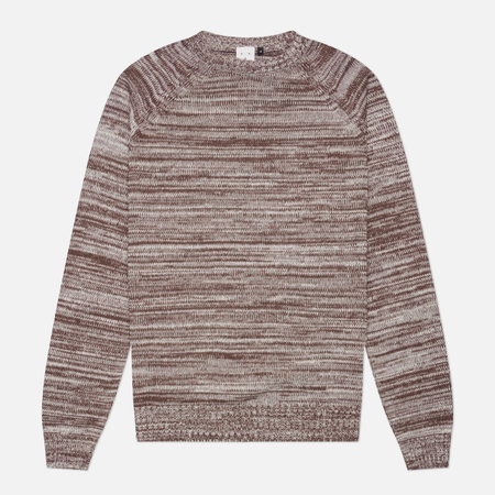 Мужской свитер Pop Trading Company Knitted Melange Logo Crewneck, цвет бежевый, размер XL