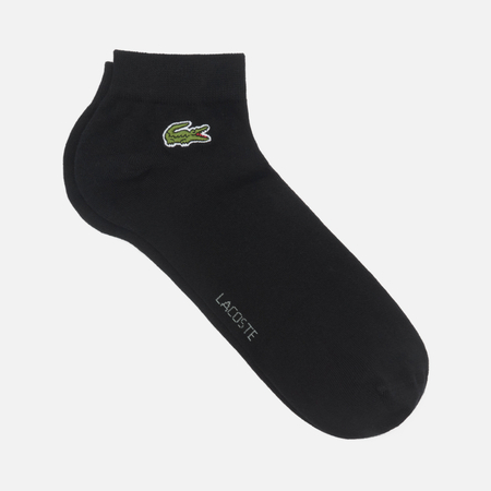 Носки Lacoste Short Sport, цвет чёрный, размер 35-38 EU