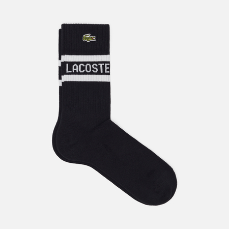 Носки Lacoste Sport High, цвет чёрный, размер 41-45 EU