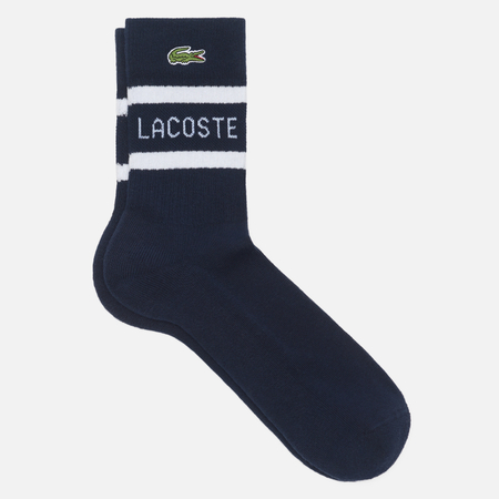 Носки Lacoste Sport High, цвет синий, размер 41-45 EU