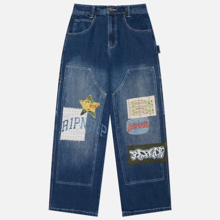 Мужские джинсы RIPNDIP Skyline Wide Fit Carpenter, цвет синий, размер 28