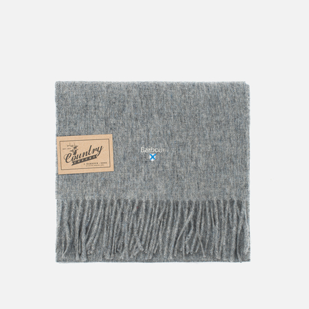 Шарф Barbour Plain Lambswool, цвет серый