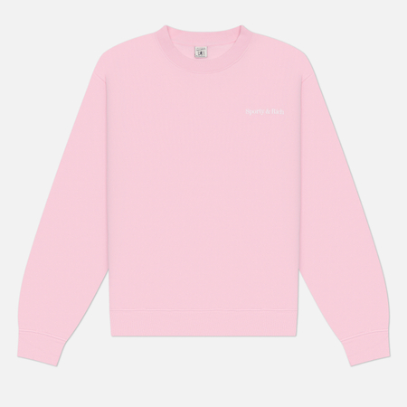 Мужская толстовка Sporty & Rich Fitness 94 Crewneck, цвет розовый, размер XS