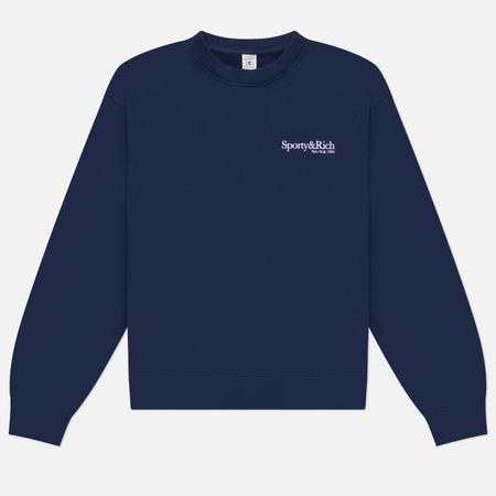 Мужская толстовка Sporty & Rich HWCNY Crewneck, цвет синий, размер S