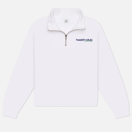 Мужская толстовка Sporty & Rich Bold Health Quarter Zip, цвет белый, размер M