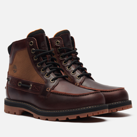 Мужские ботинки Timberland Britton Road 7-Eye Moc Toe, цвет бордовый, размер 43 EU