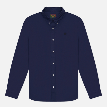 Мужская рубашка Timberland Poplin, цвет синий, размер M