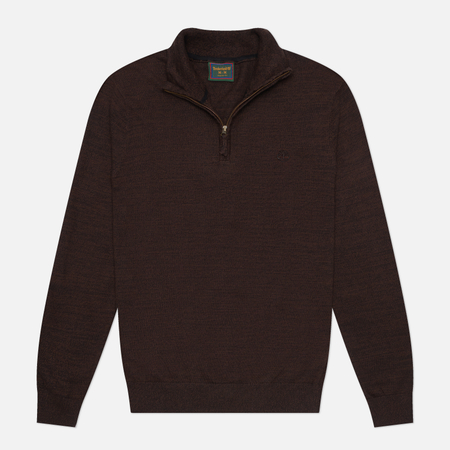 Мужской свитер Timberland Williams River Cotton Quarter-Zip, цвет серый, размер L