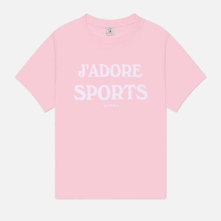 Женская футболка Sporty & Rich Jadore Baby, цвет розовый, размер XS