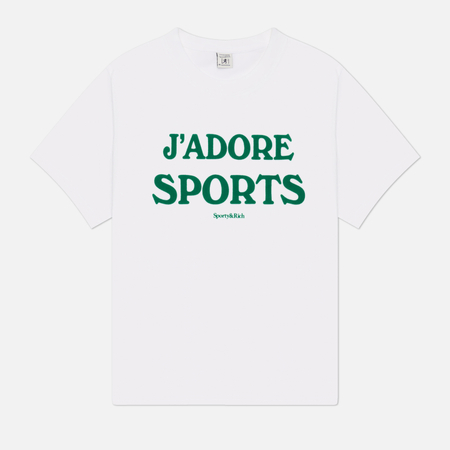 Женская футболка Sporty & Rich Jadore Baby, цвет белый, размер M