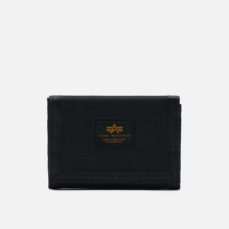 Кошелек Alpha Industries Combat Label, цвет чёрный