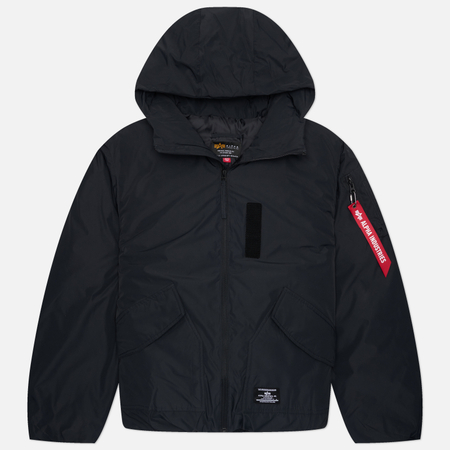 Мужской пуховик Alpha Industries Lee Relaxed Fit Puffer, цвет чёрный, размер XXXL