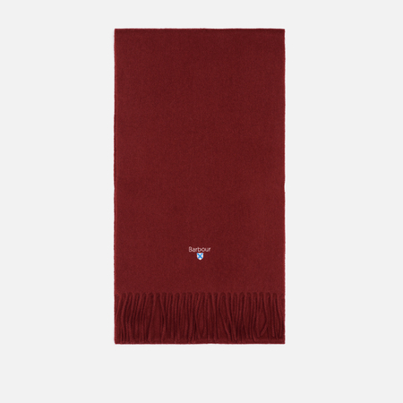 Шарф Barbour Plain Lambswool, цвет красный