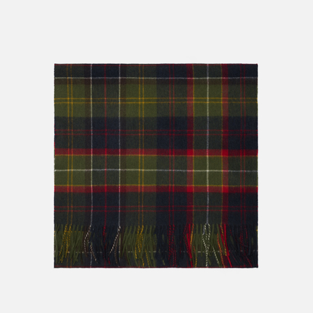 Шарф Barbour Brack Patchwork Tartan, цвет красный