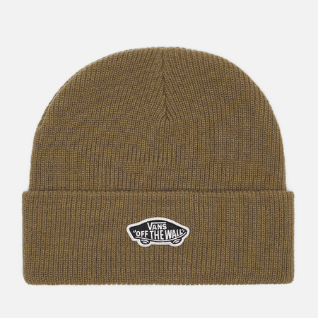 Шапка Vans Vans Classic Cuff, цвет оливковый