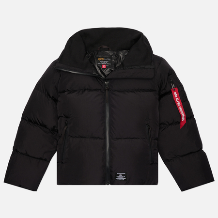 Женский пуховик Alpha Industries Sierra Short Relaxed Fit, цвет чёрный, размер M