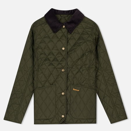 Женская стеганая куртка Barbour Annandale, цвет оливковый, размер M