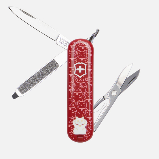 Карманный нож Victorinox Classic Lucky Cat Red