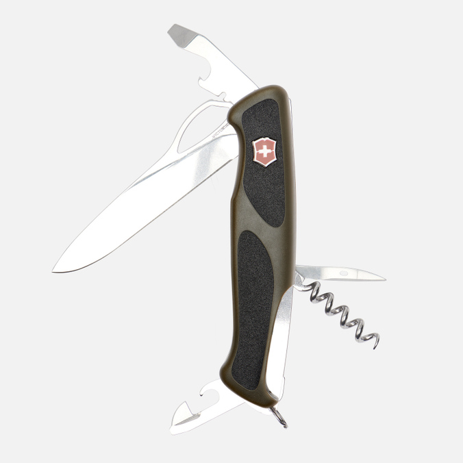 Карманный нож Victorinox, цвет оливковый, размер UNI 0.9553.MC4 RangerGrip 61 - фото 2