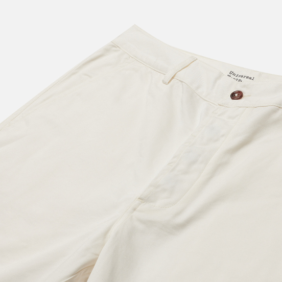 Мужские шорты Universal Works Deck Twill Ecru