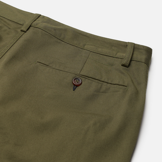 Мужские шорты Universal Works, цвет оливковый, размер 32 00135-LIGHT OLIVE Deck Twill - фото 3