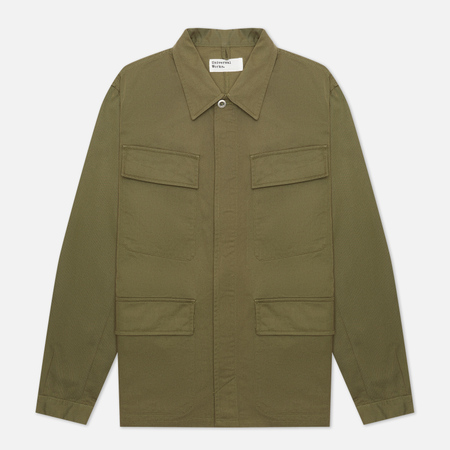 Мужская куртка Universal Works MW Fatigue Twill, цвет оливковый, размер XL
