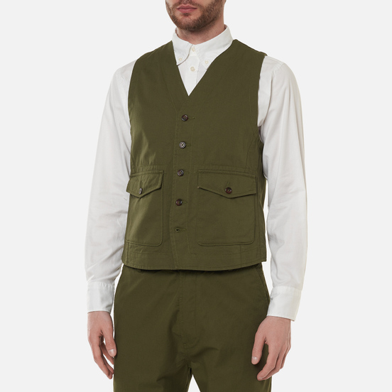 Мужской жилет Universal Works Field Twill Light Olive